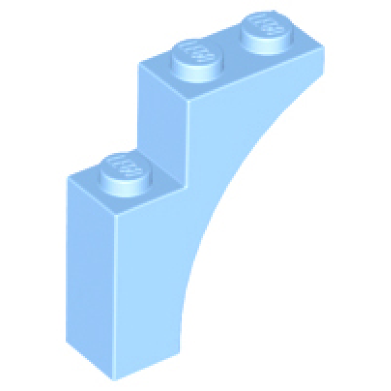 Boog 1x3x3 Bright light blue